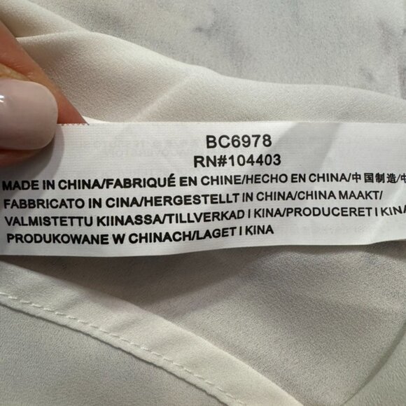 Just One Answer Ruffle Tiered Sheer Floral Midi Dress White Size XS - Picture 7 of 8